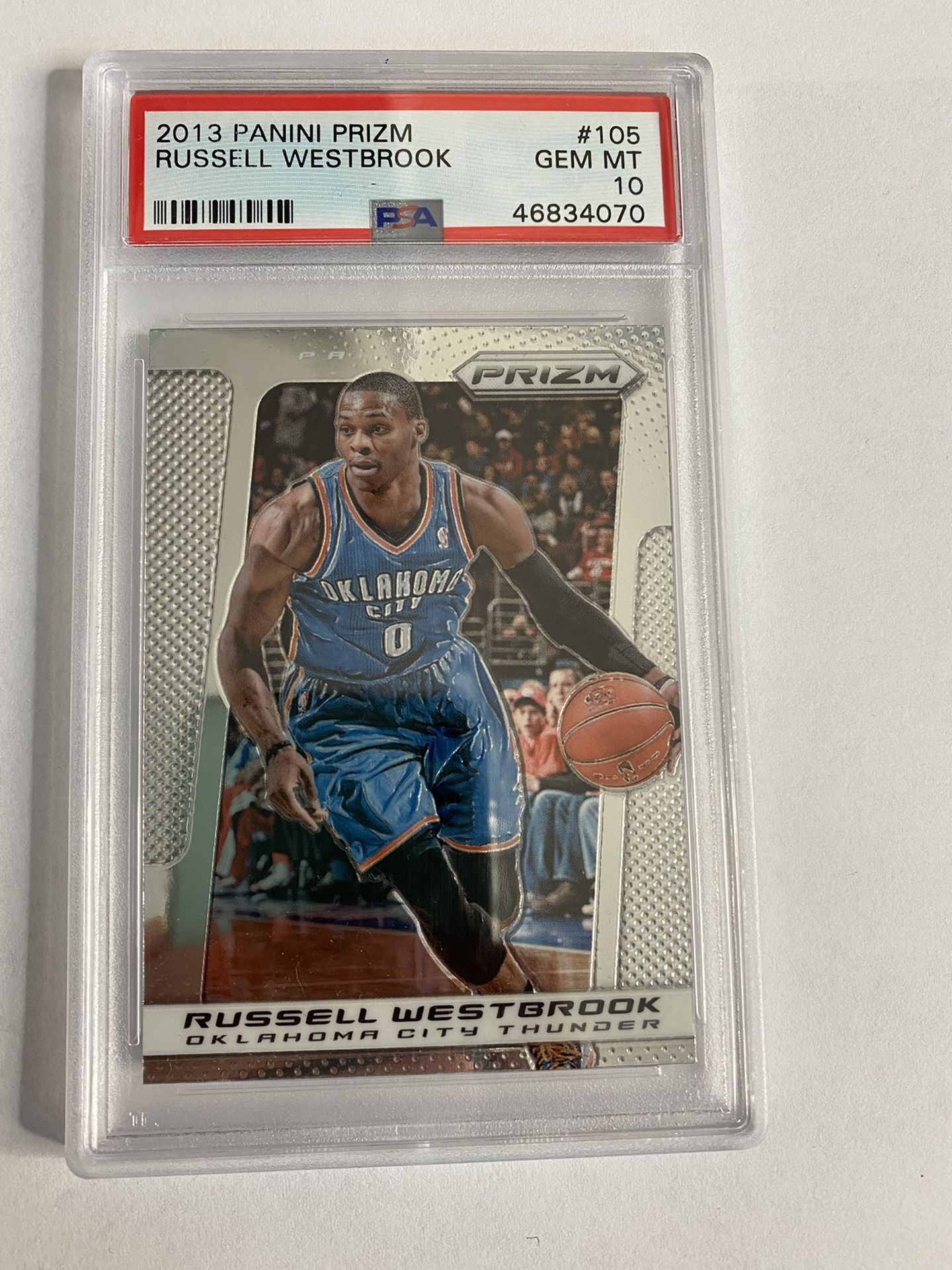 PSA 10 Russell Westbrook 2013 Panini Prizm