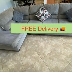 Soft & Plush L-Sectional Couch - Free Delivery