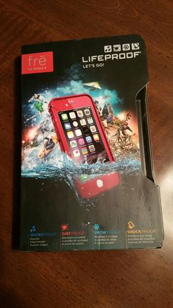 IPhone 6 Lifeproof Case Red, Waterproof
