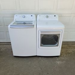 LG WASHER AND GAS DRYER