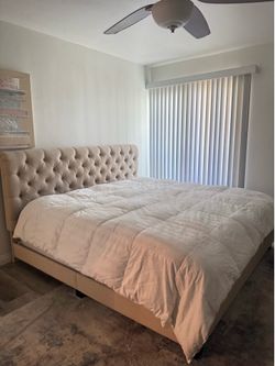 Bed and mattress