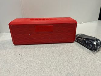 4te OCTAVE Bluetooth BOOMBOX Portable Speaker-Red