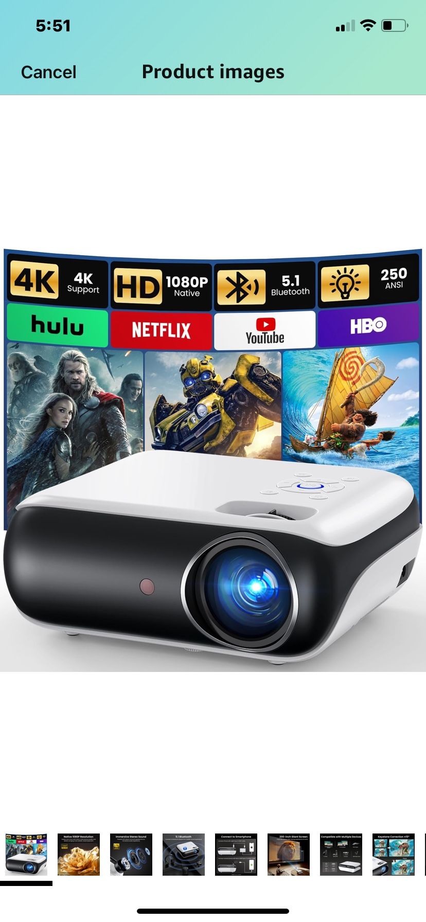 Projector With Stand