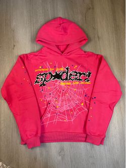 Pink spider hoodie
