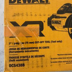 🔧 DEWALT XR 20V MAX Cut-Off Tool (DCS438B) – Tool Only 🔧
