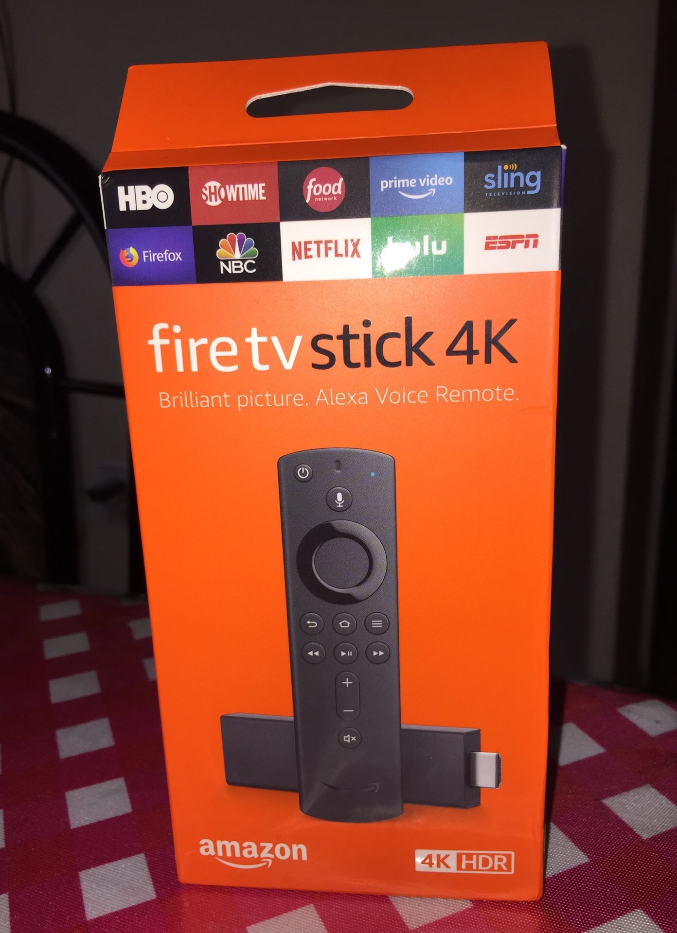 Fire TV Stick 4K, Alexa Voice Remote NEW!