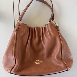Coach Brown Leather Hobo Bag