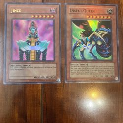 Yugioh Retro Pack 2 Lot Jinzo RP02-EN001 & Insect Queen RP02-EN088 NM/M