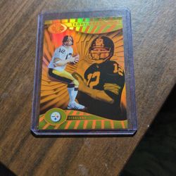 TERRY BRADSHAW FOOTBALL CARD.