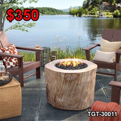 Weathered/Natural Finish Statement LP Round Outdoor Fire Table Natural - Threshold™
ADO #:TGT-30011
Brand New – Box Not Perfect or No Box.