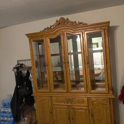 Oak China Cabinet