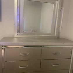 led Grey Vanity/dresser