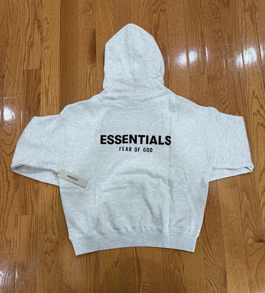Fear Of God Essentials Hoodie SS22 Light Oatmeal Size XXL EXTRA EXTRA LARGE