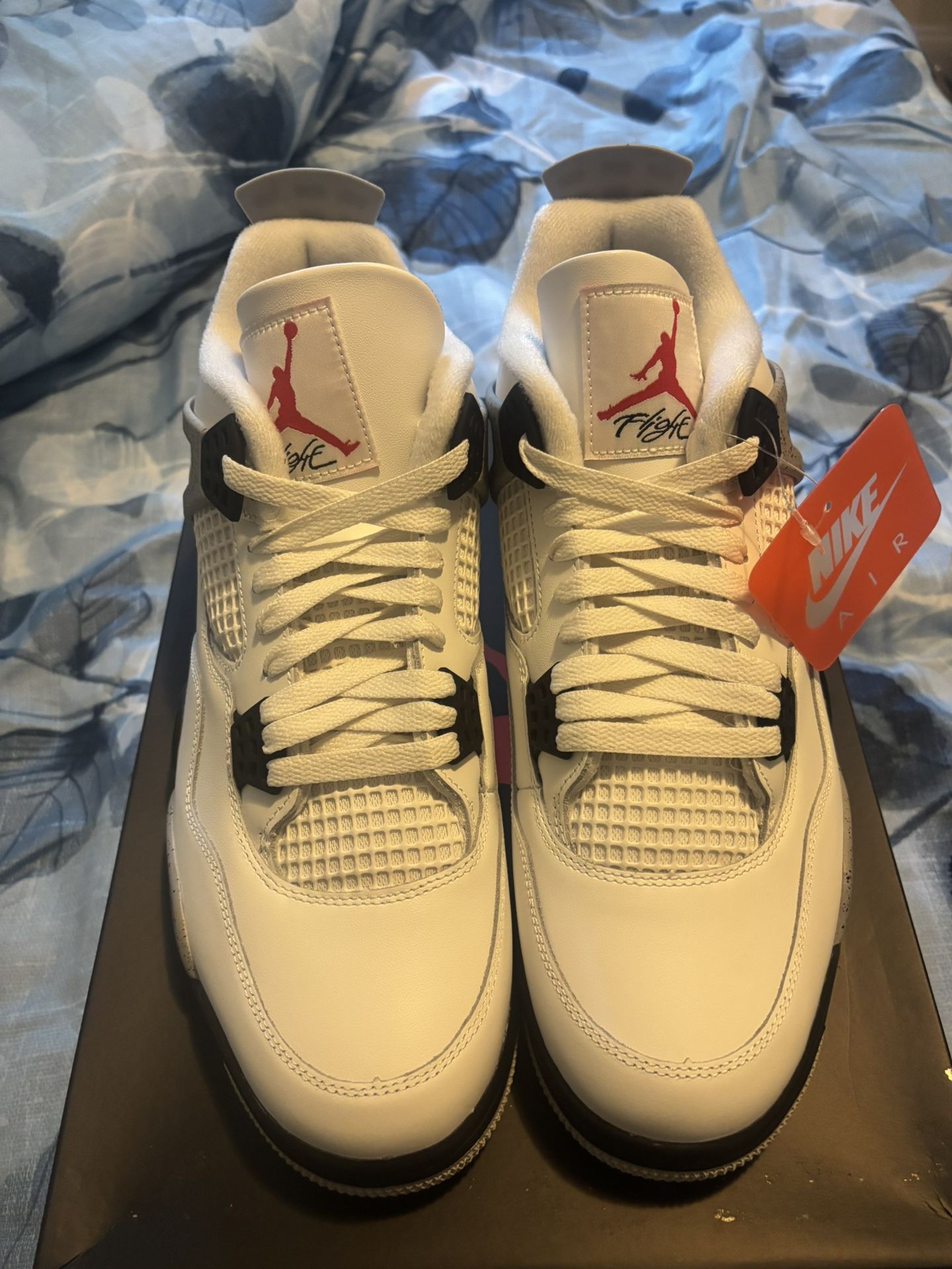 Air Jordan 4 Retro "White Cement" 2025 FV5029-100 Men's Size 12