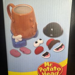 New Ceramic Mr. Potato Head Mug With Hat Lid