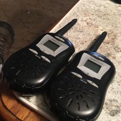 Black/silver Walkie Talkies