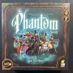 Phantom Society Board Game Read Description 