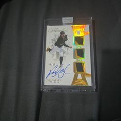 2025 Panini Flawless Master Craft Paul Skenes Pittsburgh Autograph Patch /10
