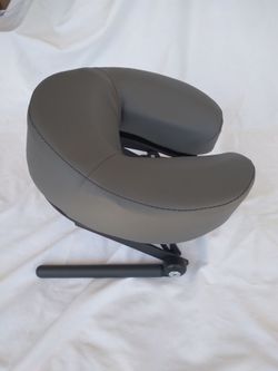Portable adjustable massage table Face Cradle and 3" Pillow gray