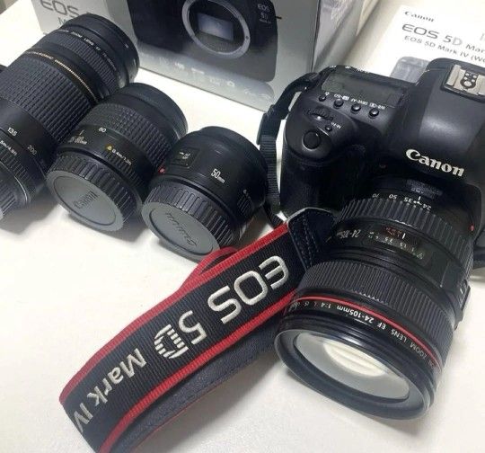 CANON EOS5D MARK IV LENS SET EF24-105mmF4L ISUSM 814363