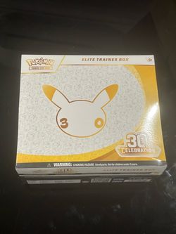 Pokemon 30th Anniversary Celebrations Elite Trainer Box Factory Sealed