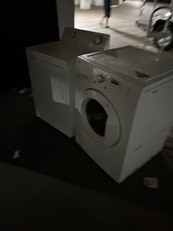 Washer and dryer