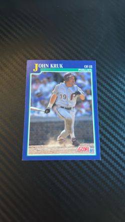 1991 John Kruk Baseball Card