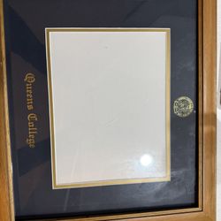 Queens College Diploma Frame