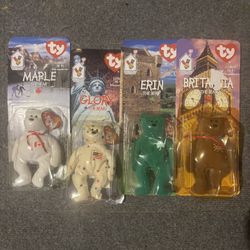 McDonald’s Beanie Babies Around The World Set Of 4
