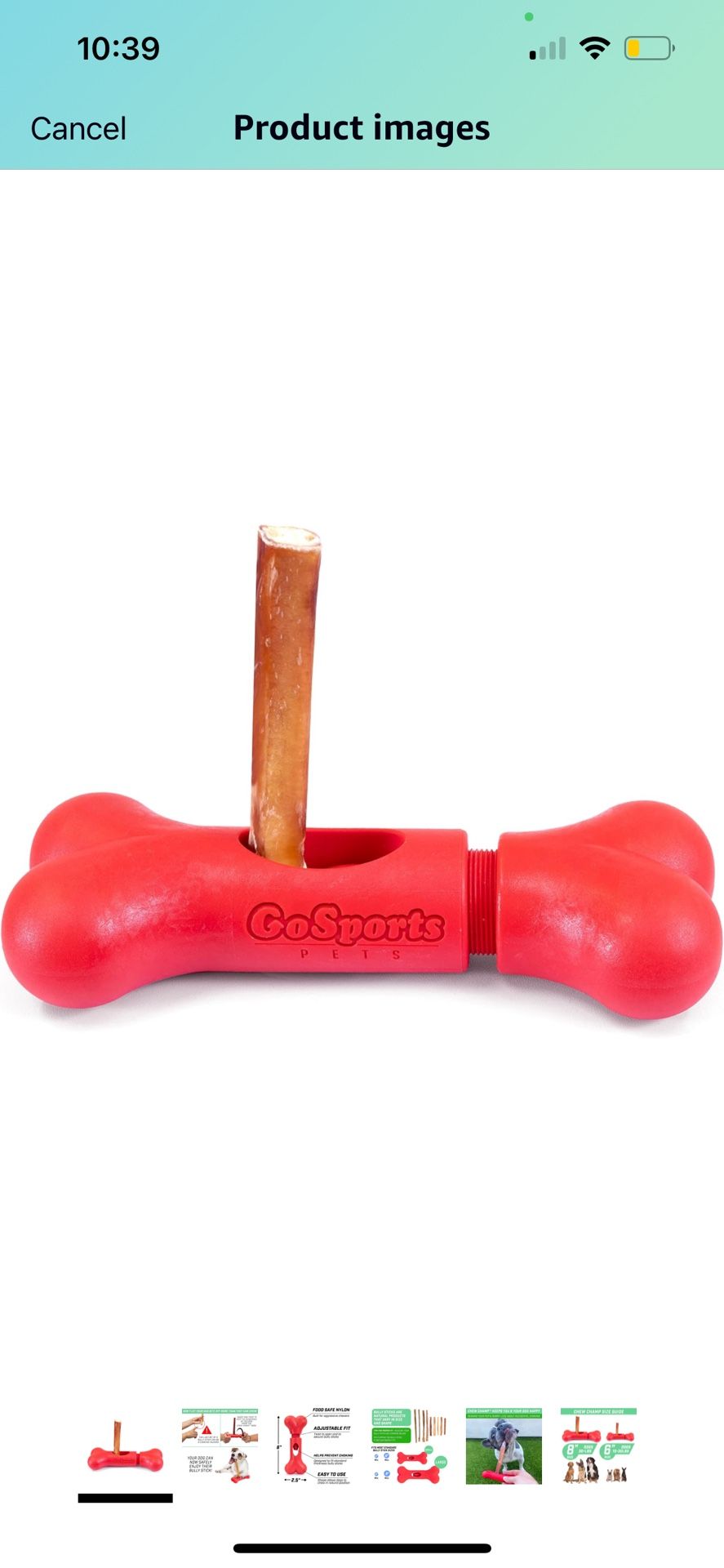 GoSports Chew Champ Bully Stick Holder for Dogs