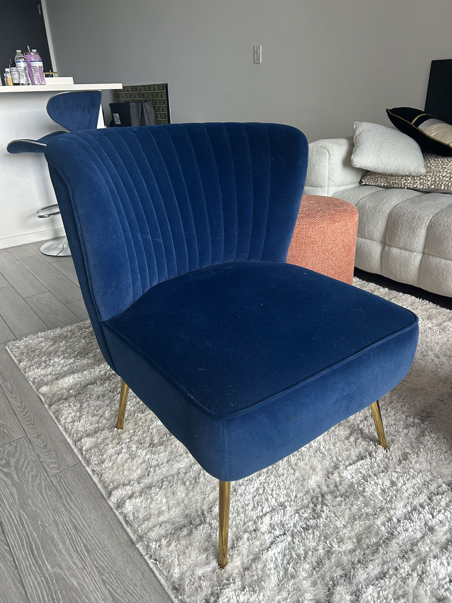 Blue Velvet Chairs 2