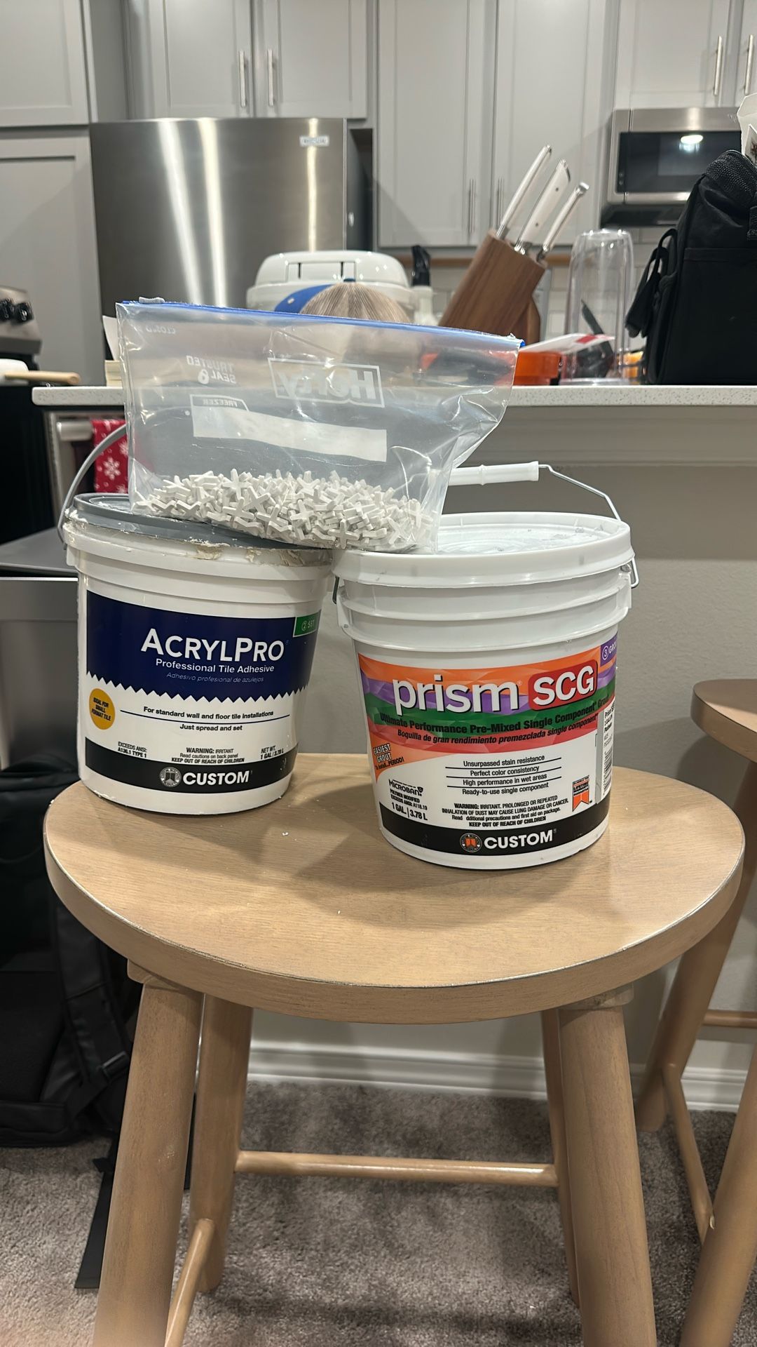 Grout Prism Scg And Acrylpro Tile Adhesive