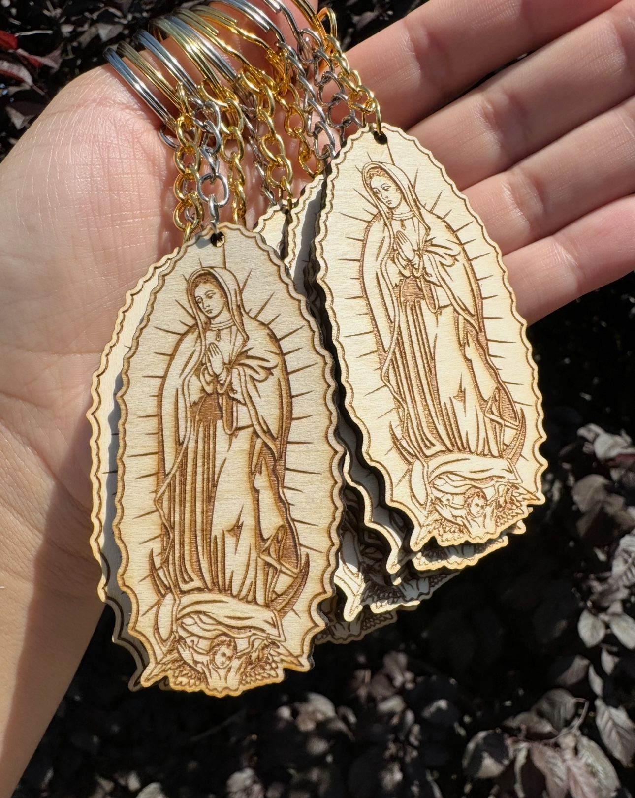 Virgin Mary Keychain