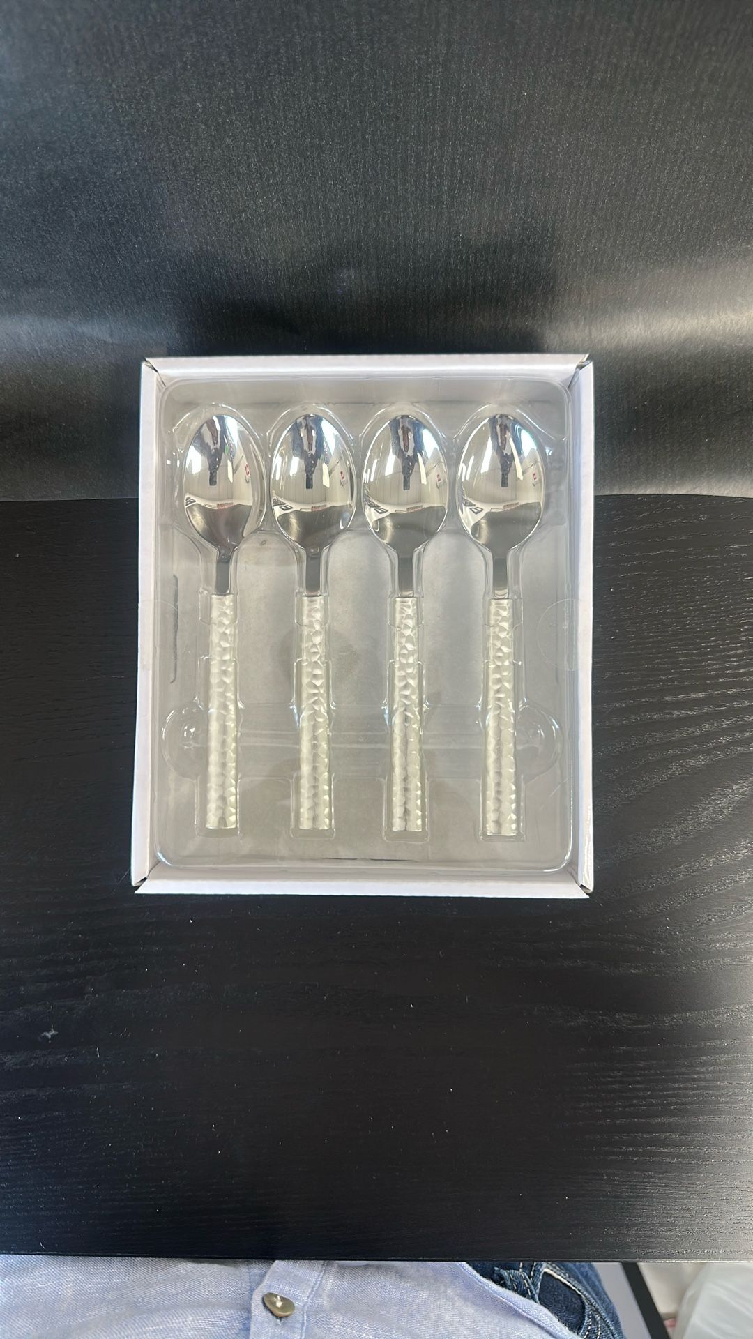 4 Pcs Dessert Spoon