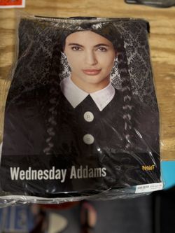 Wednesday Halloween Costume & Wigs