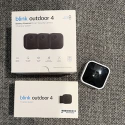 Blink 4 Security Cameras And Doorbell
