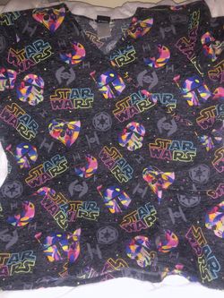 Star Wars scrubs top size L -XL