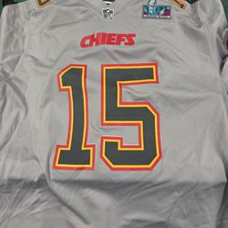 Patrick Mahomes Superbowl jersey