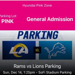 Pink Lot-Tail Gate Rams Lions