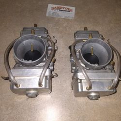 38mm Alky Drag Banshee Carbs With Oversized Biklet Bowls