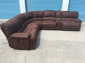 Power Reclining Sectional Sofa Couch