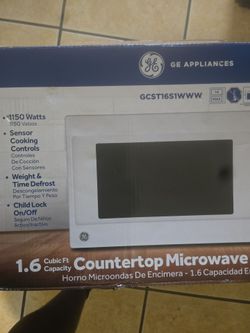 GE 1.6 Cubic Ft. Countertop Microwave