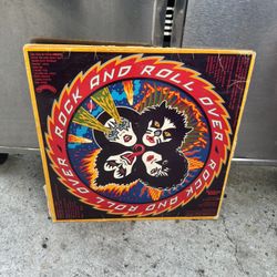 KISS: rock and roll over CASABLANCA 12" LP 33 RPM