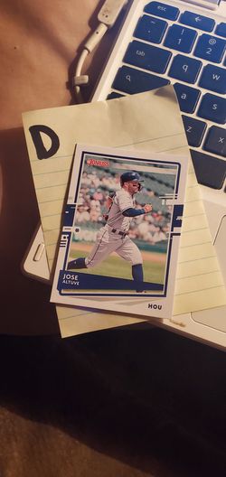 Jose altuve baseball card