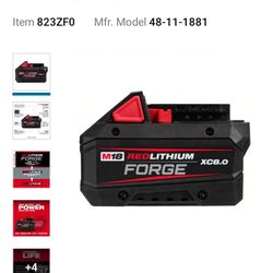 brand new 8.0 Milwaukee
