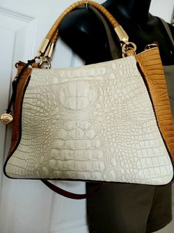 Original Brahmin Satchel/ Crossbody Bag  Like new