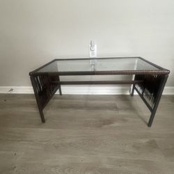 glass coffee table 
