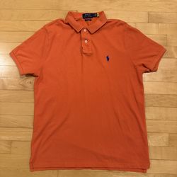 Orange Polo Ralph Lauren polo shirt