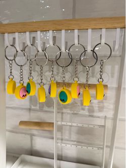 Mini dumpling bag clips/keychains