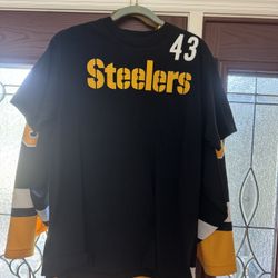 Palamalu#43 Steelers T Shirt 